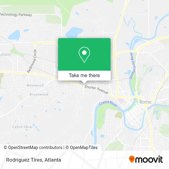 Rodriguez Tires map