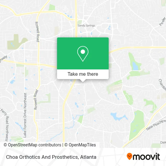 Choa Orthotics And Prosthetics map