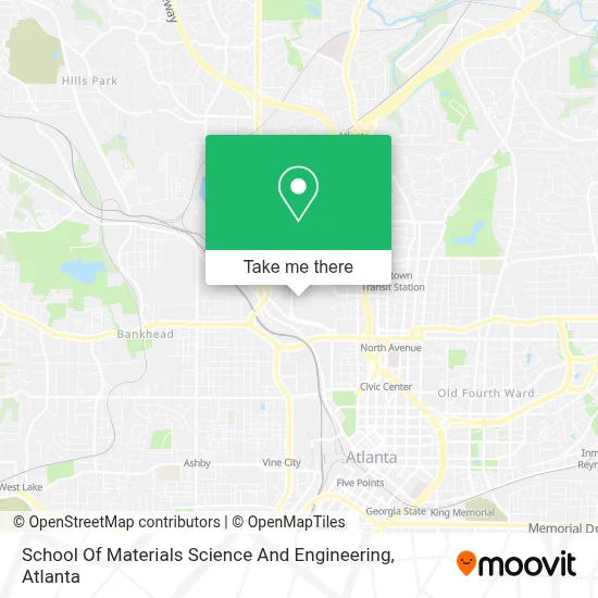 School Of Materials Science And Engineering map