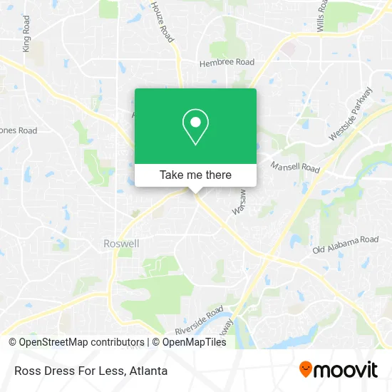 Ross Dress For Less map