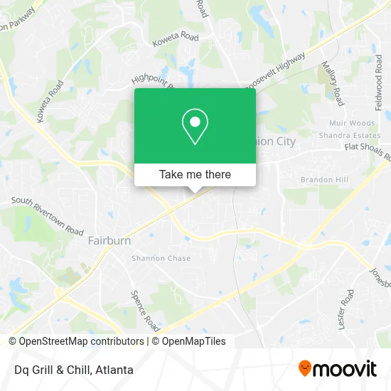 Dq Grill & Chill map