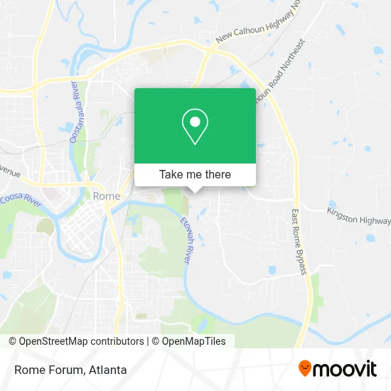 Rome Forum map