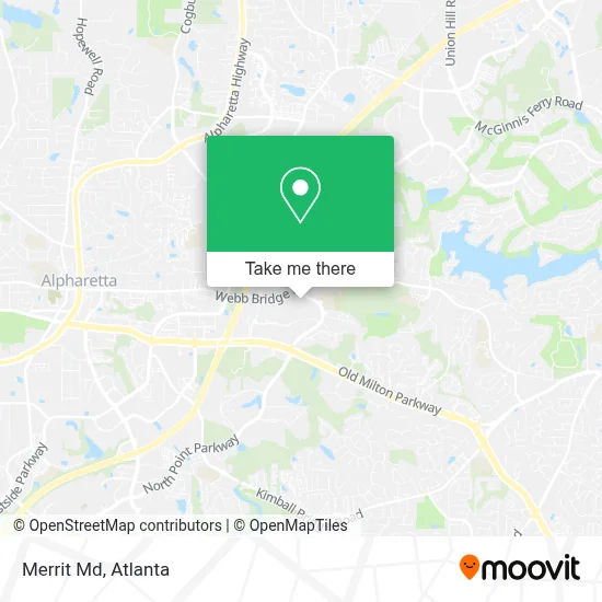 Merrit Md map