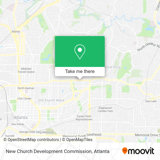 New Church Development Commission map