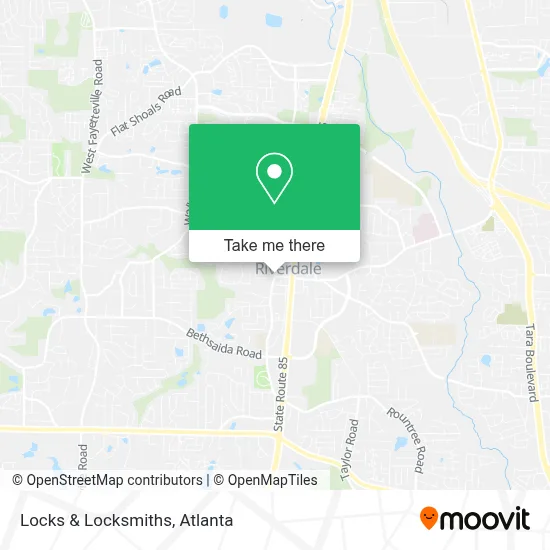 Locks & Locksmiths map