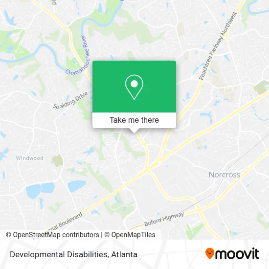 Developmental Disabilities map