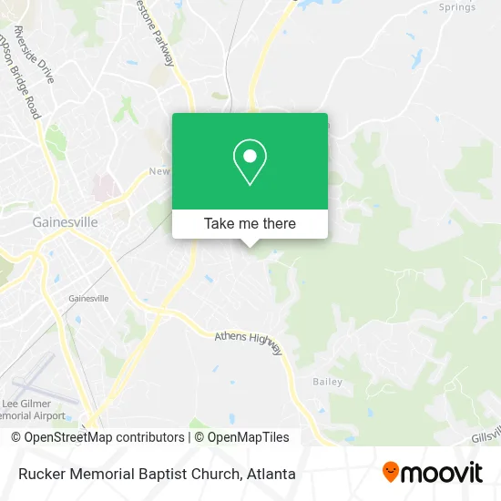 Rucker Memorial Baptist Church map