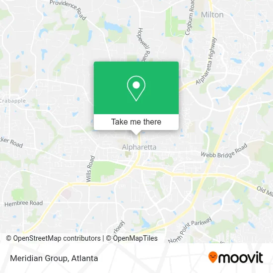 Meridian Group map