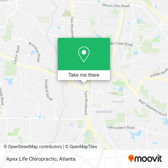 Apex Life Chiropractic map