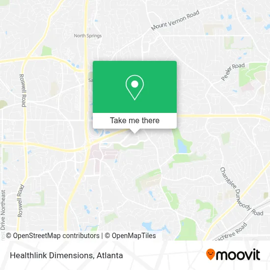 Healthlink Dimensions map