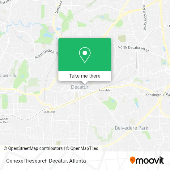 Cenexel Iresearch Decatur map