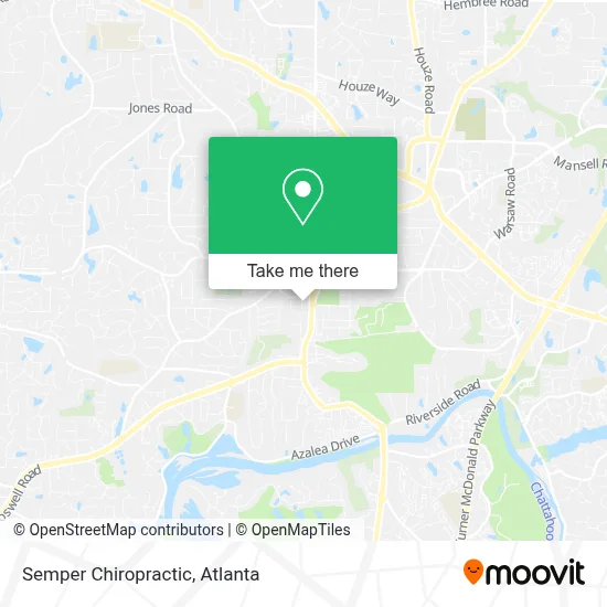 Semper Chiropractic map