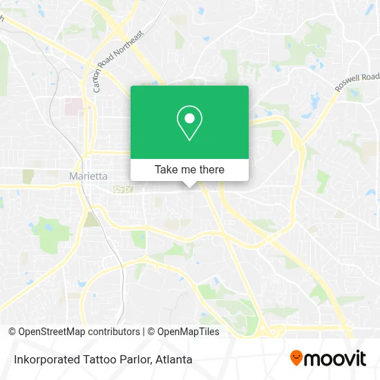 Inkorporated Tattoo Parlor map