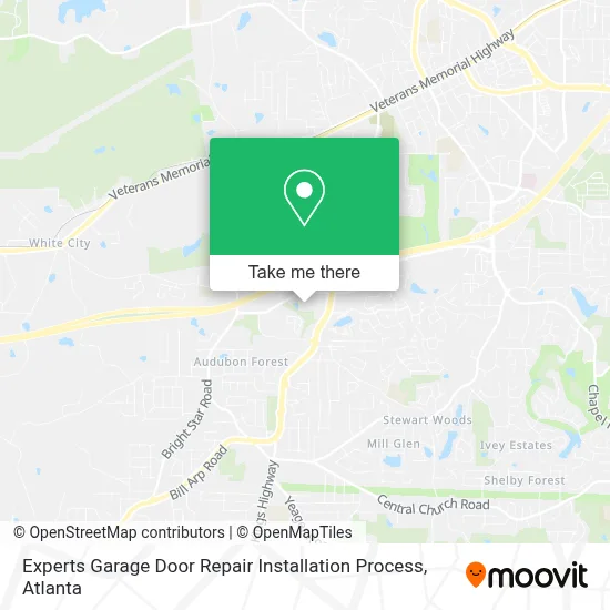Experts Garage Door Repair Installation Process map