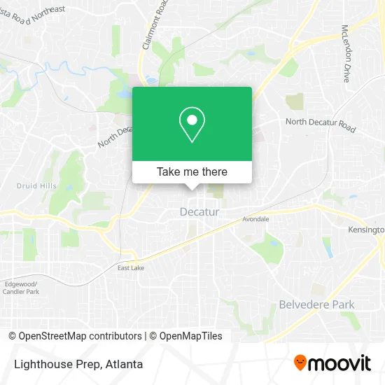 Lighthouse Prep map