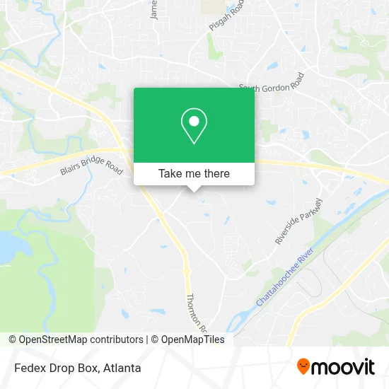 Fedex Drop Box map
