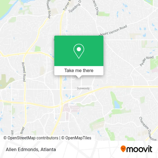 Allen Edmonds map
