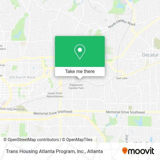 Trans Housing Atlanta Program, Inc. map