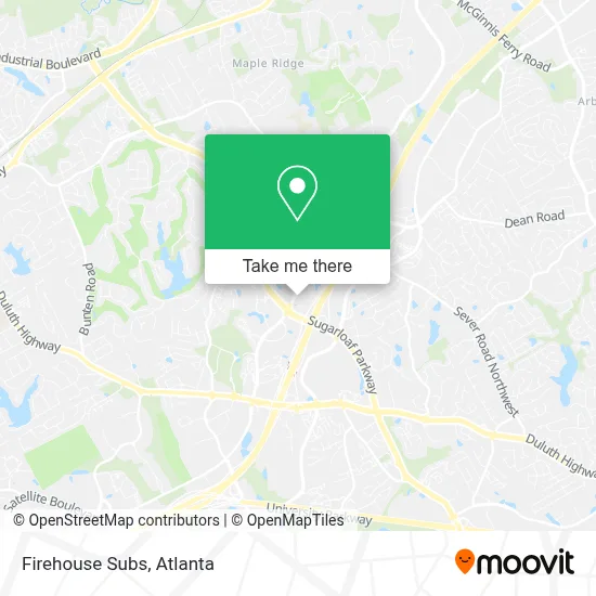 Firehouse Subs map
