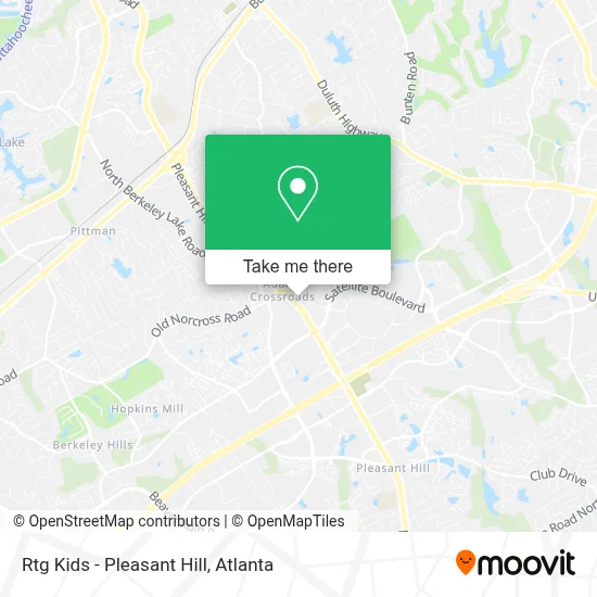 Rtg Kids - Pleasant Hill map