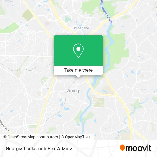Georgia Locksmith Pro map