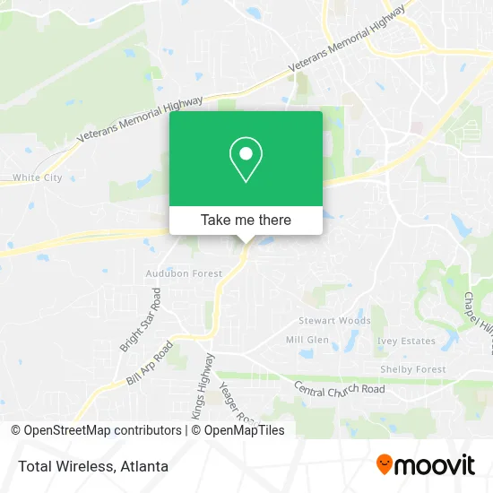 Total Wireless map
