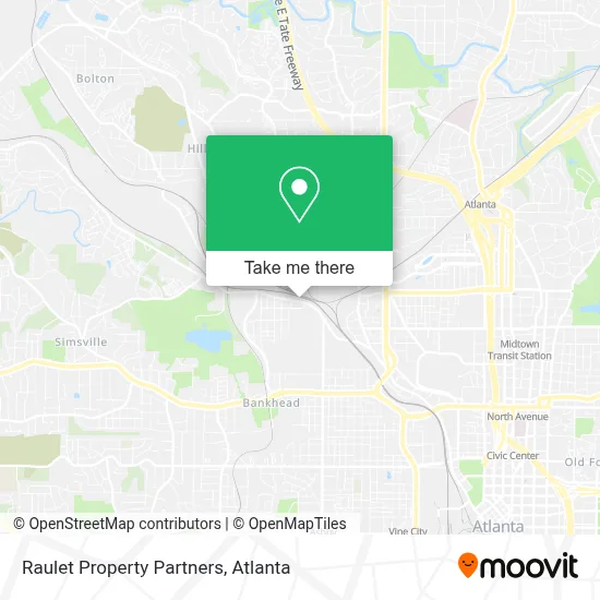 Raulet Property Partners map