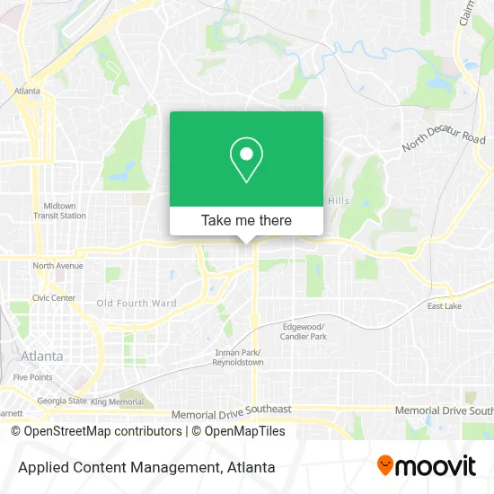 Applied Content Management map