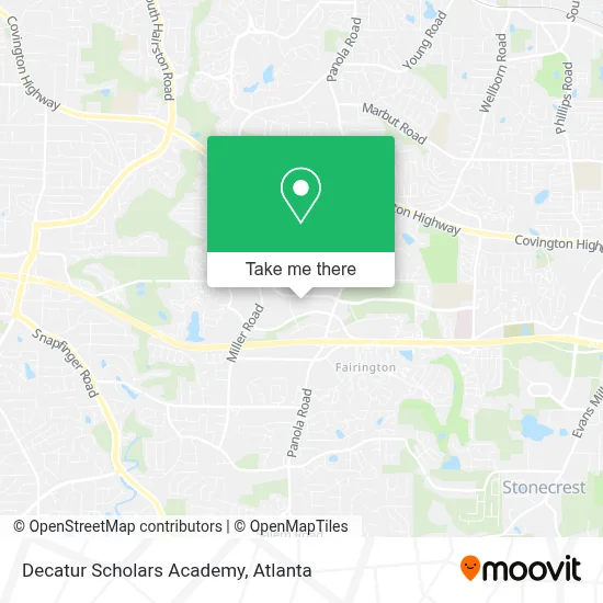 Decatur Scholars Academy map