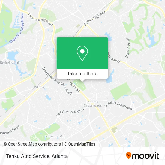 Tenku Auto Service map