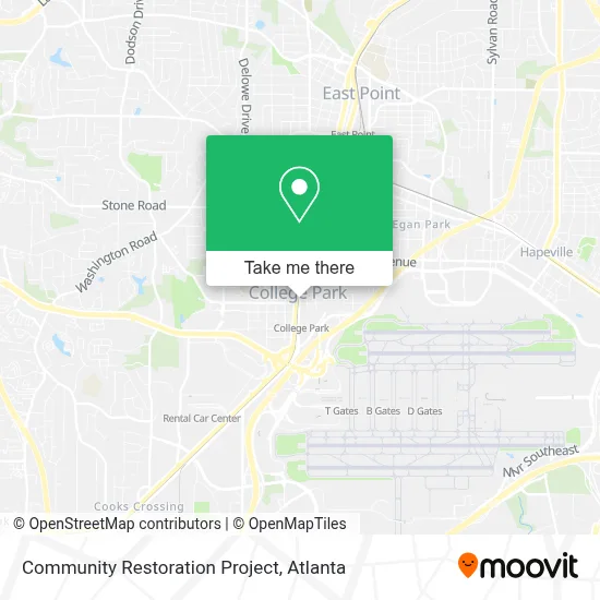 Community Restoration Project map