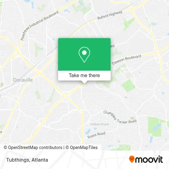 Tubthings map