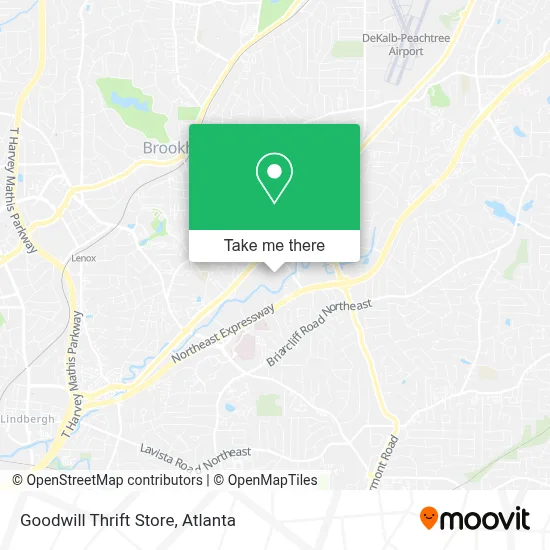 Goodwill Thrift Store map