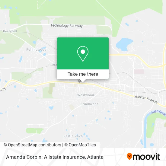 Amanda Corbin: Allstate Insurance map