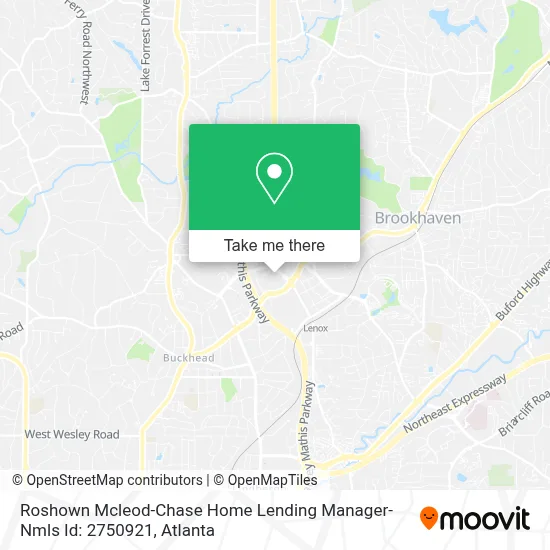 Roshown Mcleod-Chase Home Lending Manager-Nmls Id: 2750921 map