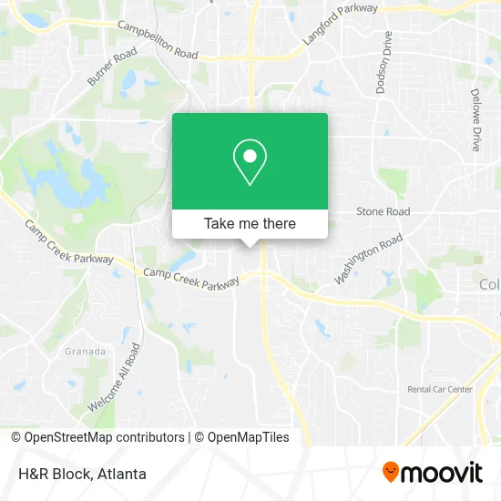 H&R Block map
