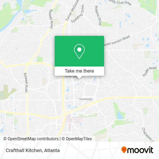 Crafthall Kitchen map