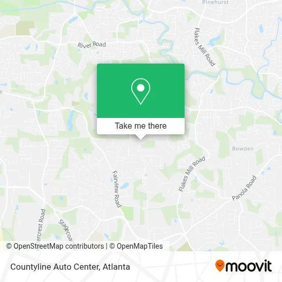 Countyline Auto Center map