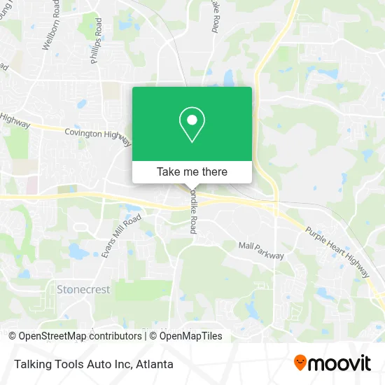 Talking Tools Auto Inc map