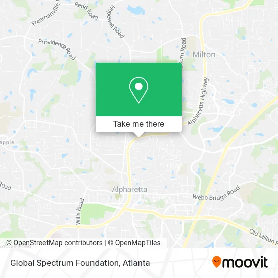Global Spectrum Foundation map