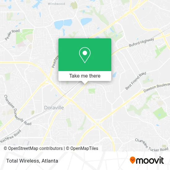 Total Wireless map