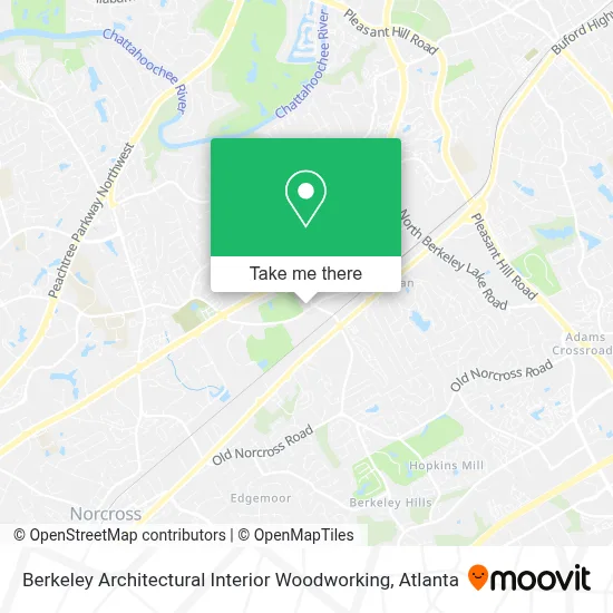 Berkeley Architectural Interior Woodworking map