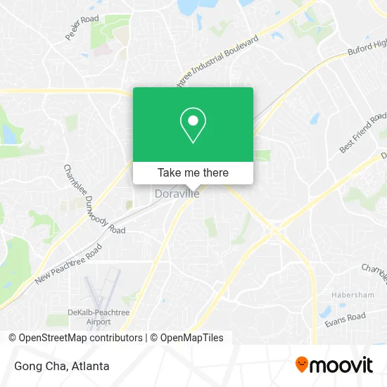 Gong Cha map