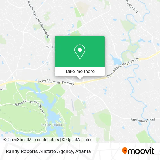 Randy Roberts Allstate Agency map