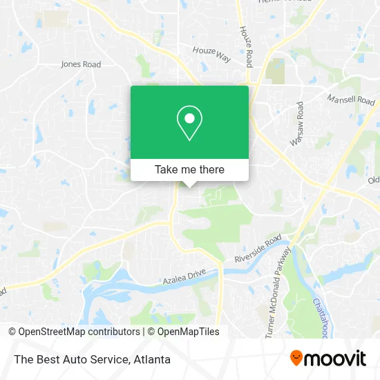 The Best Auto Service map