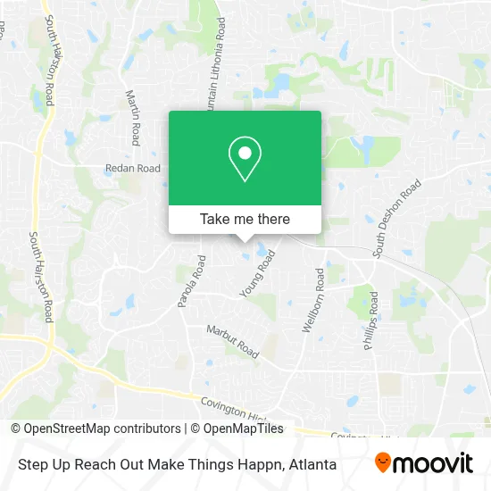 Step Up Reach Out Make Things Happn map