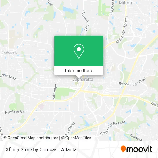 Xfinity Store by Comcast map