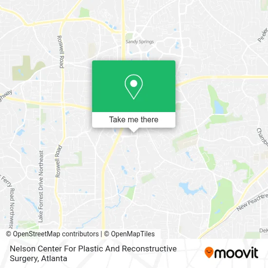 Nelson Center For Plastic And Reconstructive Surgery map