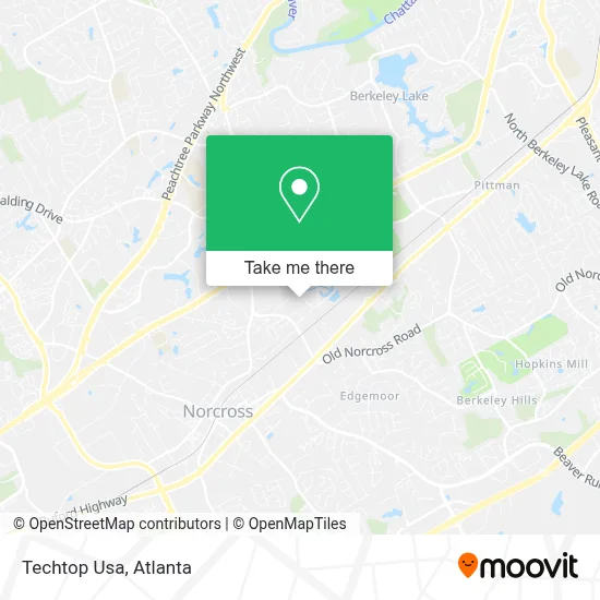 Techtop Usa map