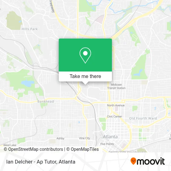 Ian Delcher - Ap Tutor map